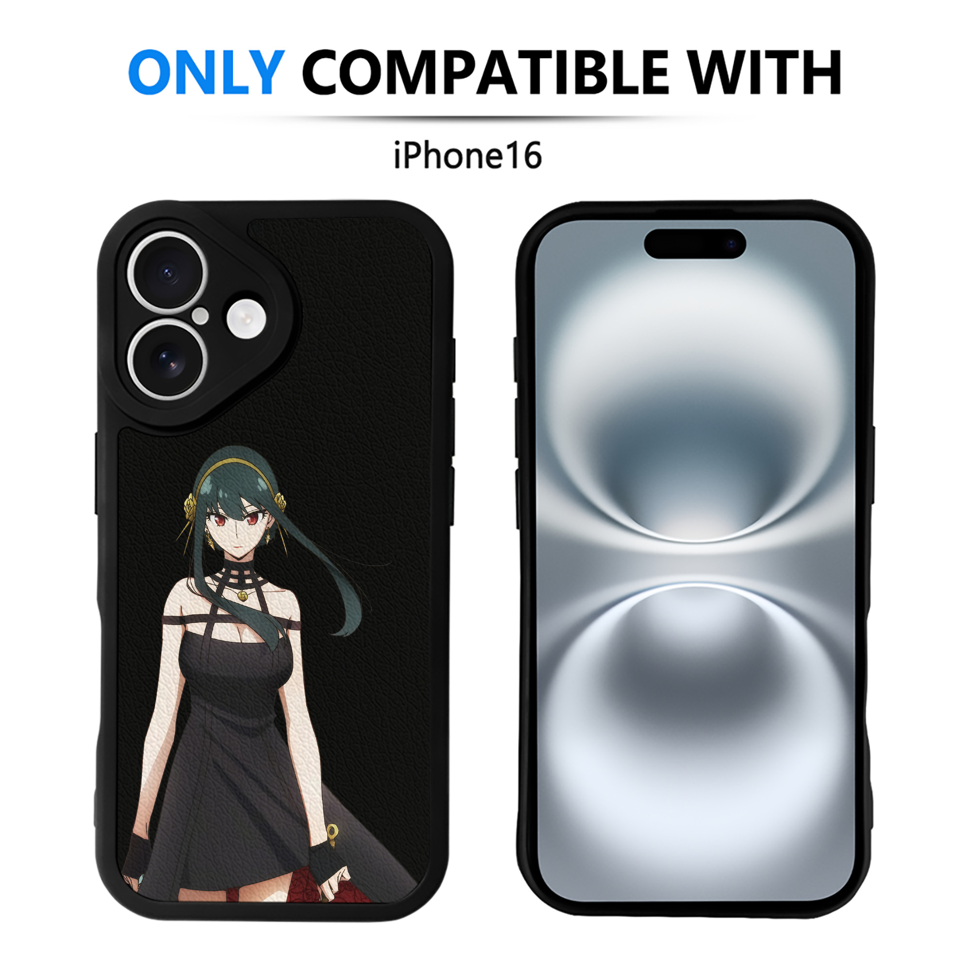 （画像用） SPY×FAMILY间谍家家酒 【iPhone 16シリーズ対応】シリコンスマホケース（レザー調） 材質：シリコン